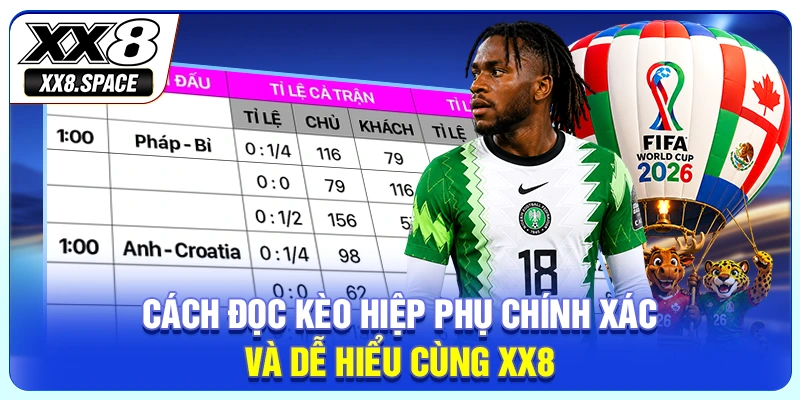 Cách đọc kèo hiệp phụ chính xác và dễ hiểu cùng XX8